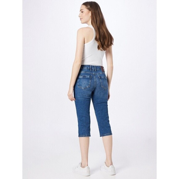 Gloria Vanderbilt Womens Amanda High-Rise Capri Jeans Melbourne Wash Blue Size 6 - Picture 3 of 7